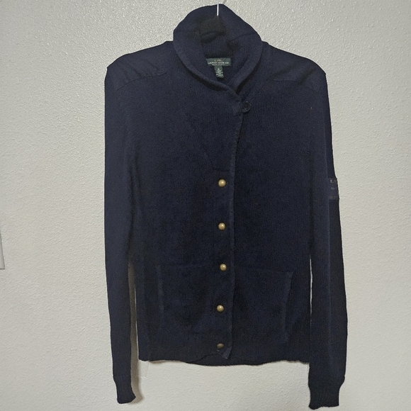 Ralph Lauren sweater with elbow patches size xl - Picture 1 of 15